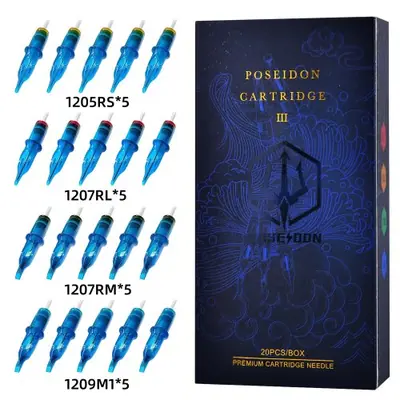Image de Aiguilles de Tatouage Jetables Professionnelles - Pack de 20