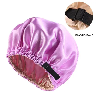 Image de Bonnet de Nuit en Satin Invisible pour Femme