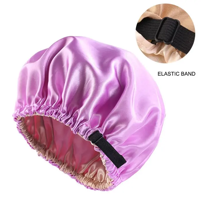 Image de Bonnet de Nuit en Satin Invisible pour Femme