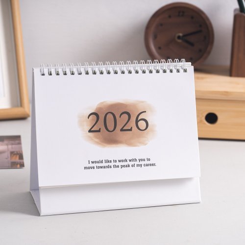 Immagine di 2026 Nuovo calendario da tavolo Calendario inglese di grandi dimensioni Libri Elenco annuale delle c...