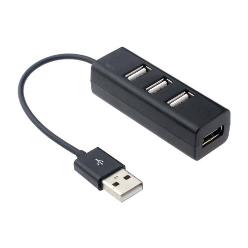 Bild von Mini 4-Port USB HUB USB Spliter Hub Adapter High Speed Hub USB 2,0 Splitter Konverter Alle In Einem für PC Computer Zubehör