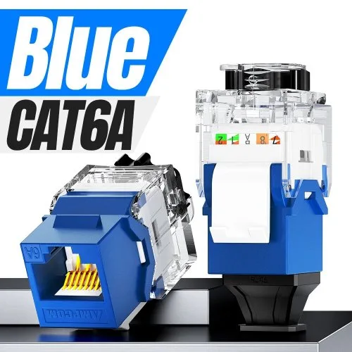 CAT6A blauw 1pc
