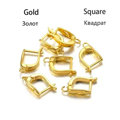 Image de Crochets de Boucles d'oreilles Or - Lot de 6 à 12 Pièces