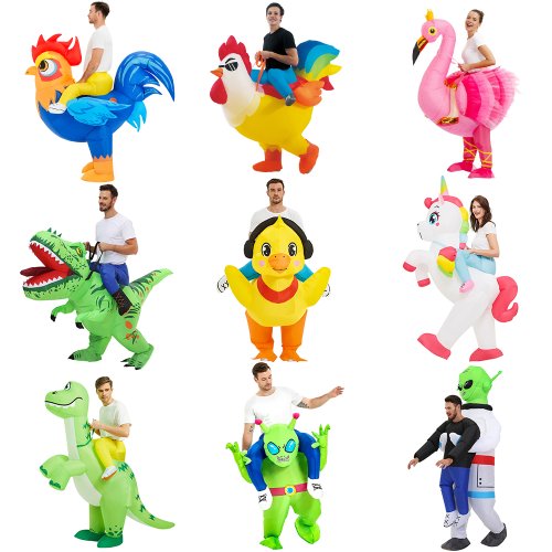 Immagine di HOT Anime Dinosauro Gonfiabile Costume Del Partito Costumi Della Mascotte Vestito Disfraz Cosplay Costumi di Halloween Per Bambini Adulti Vestito