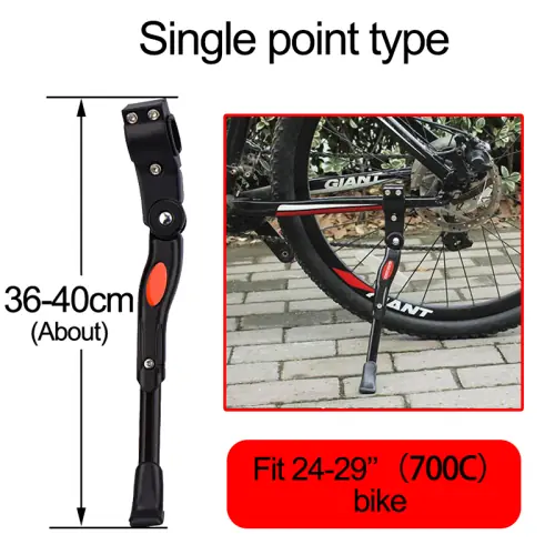 Image de Béquille Réglable en Aluminium pour VTT et Vélo de Route