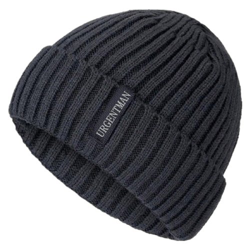 Afbeelding van Unisex Warme Winterhoed met Pluche Bontvoering – Stijlvolle Gebreide Beanie voor Mannen en Vrouwen, Dikke Casual Cap