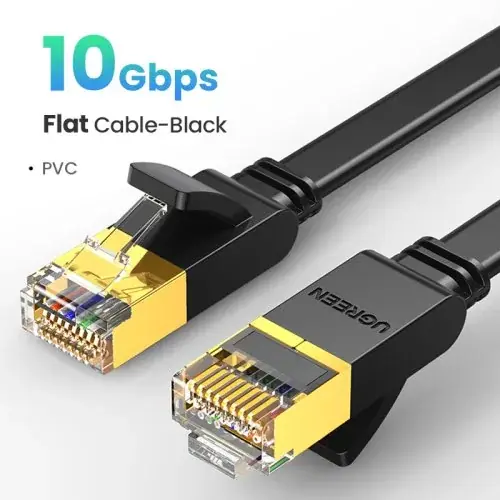 Image de Câble Ethernet Cat 7 10Gbps - Haute Vitesse & Plat