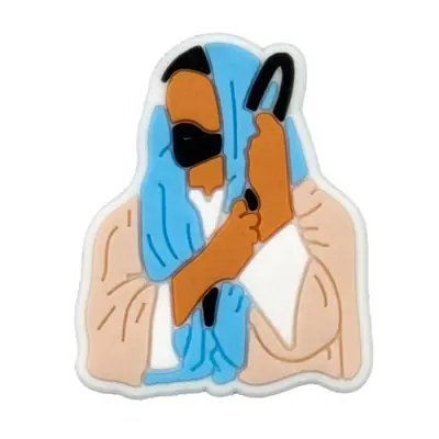Image de Breloque Religieuse Jésus - Décoration de Chaussures PVC