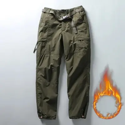 Image de Pantalon Cargo Hiver Imperméable Homme/Femme - Polaire Épais & Multi-Poches
