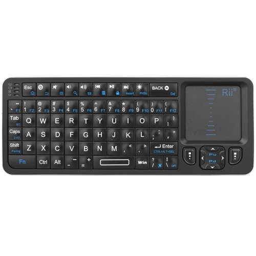 Image de Clavier Mini Bluetooth Rétroéclairé avec Pavé Tactile