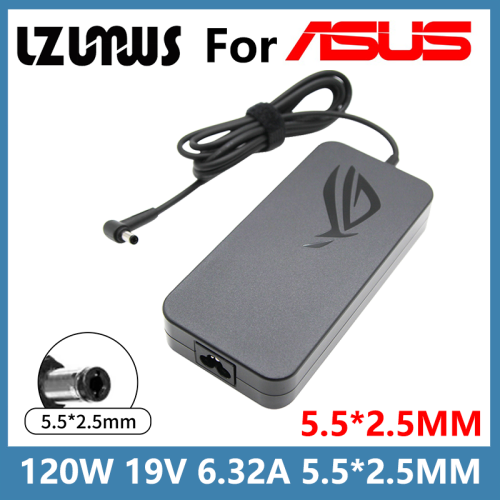 Imagen de 120W 19V 6.32A 5,5*2,5 MM adaptador de ordenador portátil fuente de alimentación para TOSHIBA ACER ASUS N550 K53 N750 N500 N56V N53S G50 N55 ADP-120RH