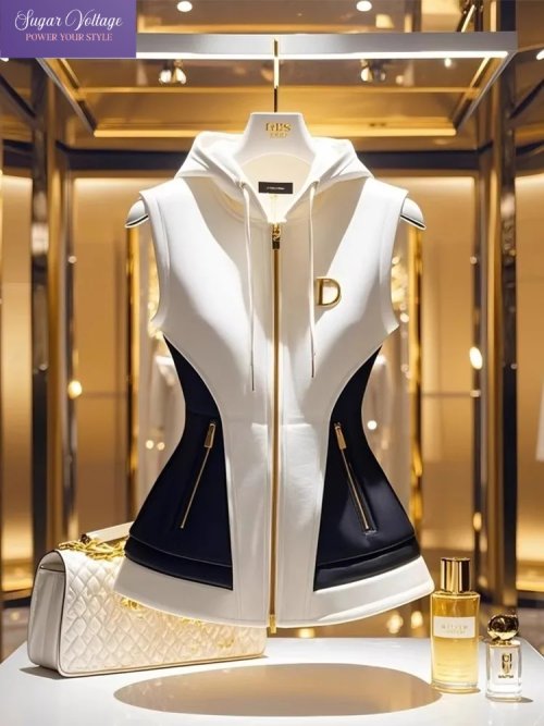 Imagen de Chaqueta Elegante con Capucha para Mujer