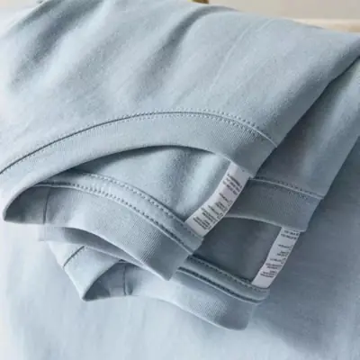 T-Shirt Uni en Coton 100% - Homme/Femme
