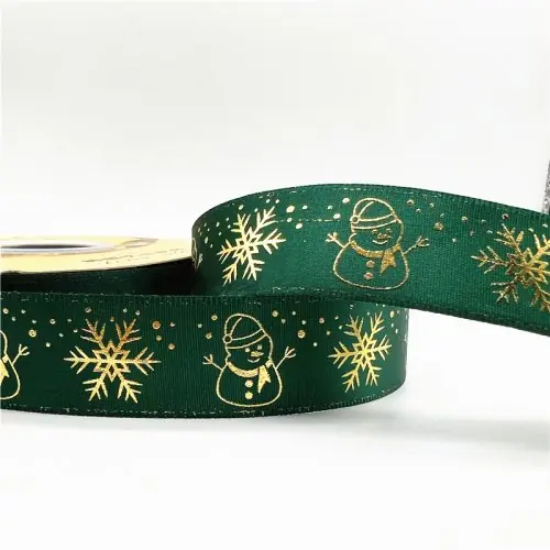 Image de Ruban de Noël Imprimé - 5 Yards - Décoration DIY