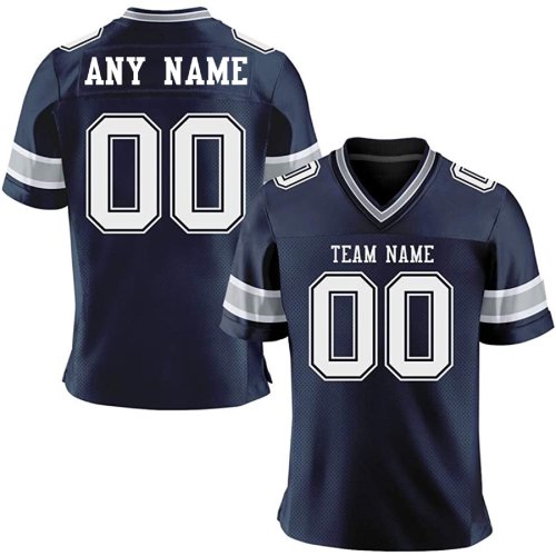 Afbeelding van Persoonlijke American Football Jersey - Navy Team Shirt