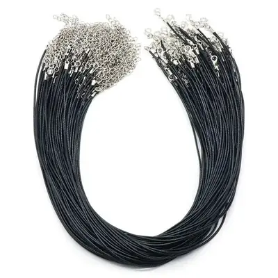 Image de Chaînes de Collier en Cuir - Lot de 50/100 Pièces