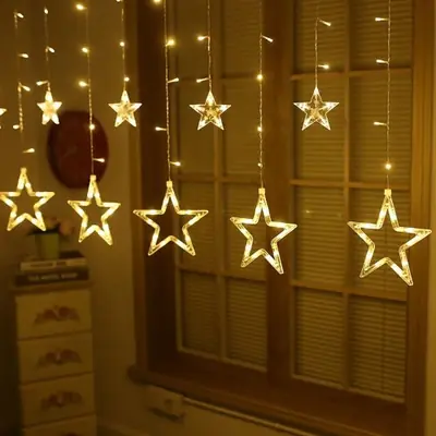 Image de Guirlande Lumineuse Étoile LED 3,5m - Décoration de Noël Féérique
