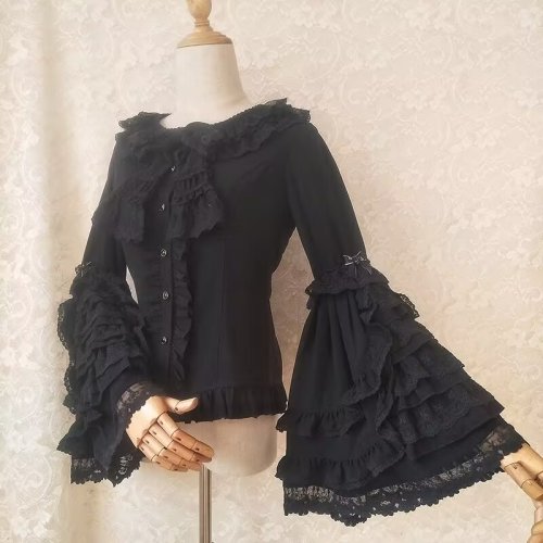 Imagen de Blusas Lolita Vintage con Estilo Gótico y Medieval