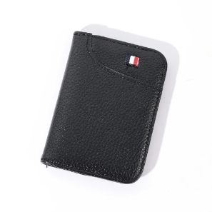 Afbeelding van Draagbare Super Slanke Zachte Portemonnee Pu Lederen Mini Creditcard Portemonnee Kaarthouders Mannen Portemonnee Dunne Kleine Korte Portefeuilles
