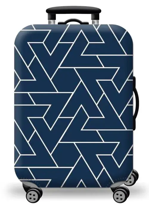 Image de Housse de Protection Étirable pour Valise - Anti-Poussière & Organisateur Voyage