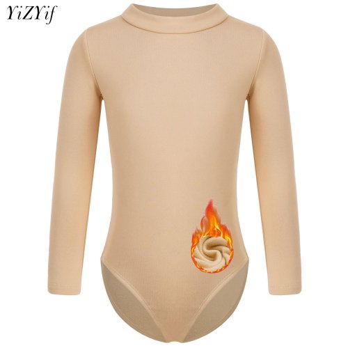Imagen de Leotardo térmico con forro polar para niñas – Ideal para danza clásica, gimnasia rítmica, patinaje artístico y yoga