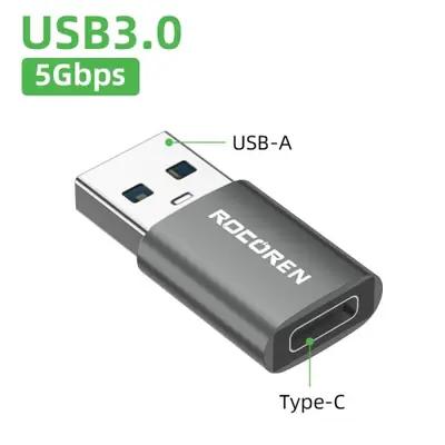 Image de Adaptateur USB-C vers USB-A 3.0 - Connectez Vos Dispositifs Facilement