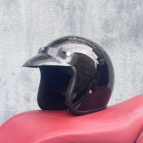 Image de Casque Moto Rétro Café Racer - Livraison Gratuite