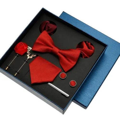 Image de Ensemble Cravates Homme Luxe - 8 Pièces Cadeau Élégant