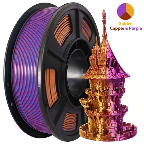 Golden Copper Purple