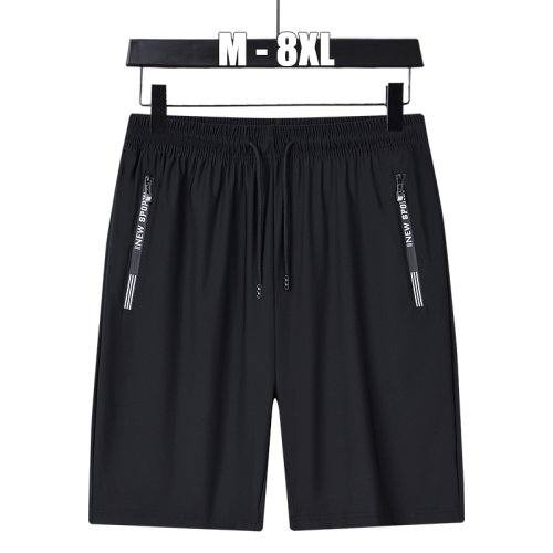 Afbeelding van Zomershorts Gym Fitness Mannen Plus Size Casual Shorts 6XL 7XL 8XL Big Size Shorts Mannen Ijs Zijde Rekbare Strandshorts Ademend