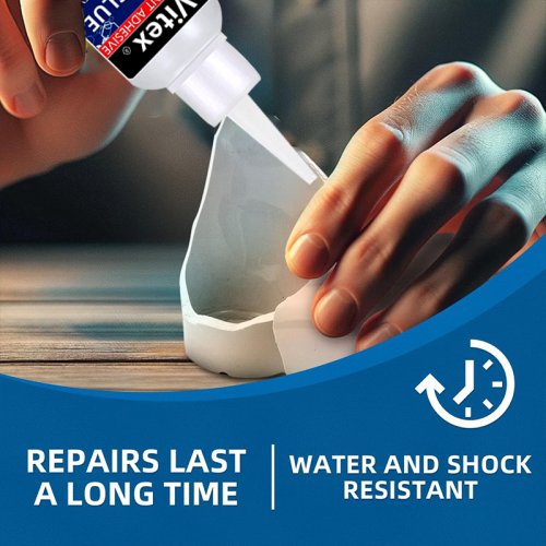 Afbeelding van Sterke 502 Cyanoacrylaatlijm - Sneldrogende Vloeibare Lijm voor Leer, Glas, Rubber, Keramiek en Metaal - Waterdicht en Onbrekbare Band