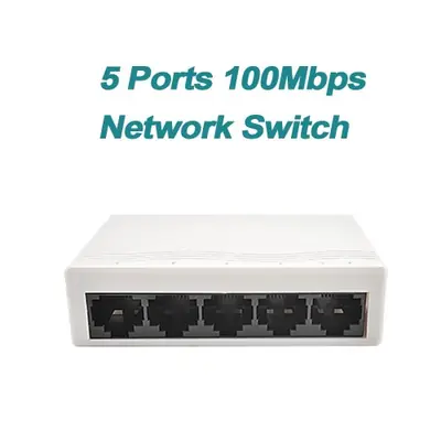 Image de Commutateur Ethernet 8 Ports 10/100 Mbps - Mini Réseau Rapide