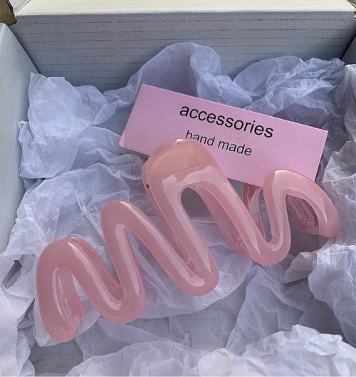 Immagine di Nuovo colorato gelatina onda artiglio dei capelli forcina donne ragazze moda design coreano dolce semplice irregolare clip di capelli copricapo