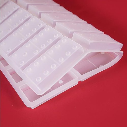 Image of 1PC Handmade Resin Domino Silicone Molds Jewelry Accessories Making Epoxy Resin Craft Cabochons Board Charms DIY Resin