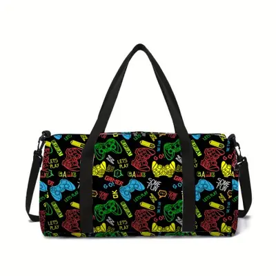 Image de Sac de Voyage 3D Neon pour Enfants - Grand Capacité & Design Animé