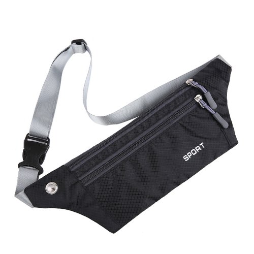 Immagine di Marsupio Sportivo Multifunzione in Nylon Leggero e Resistente per Uomo e Donna – Borsa da Corsa con Tasca per Telefono e Cintura Regolabile