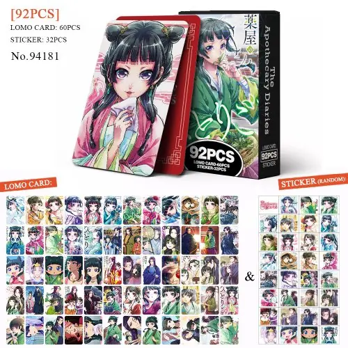 Image de Autocollants Anime The Apothecary Diaries - Lot de 92 Pièces
