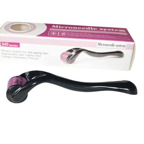 Afbeelding van 540 Derma Roller Microneedle Voor Gezichtshuid Lichaam Gezichtsverzorging Haargroei Baard Acne Rimpel Rode Bloed Verwijdering (0,2/0,25/0,3 mm)