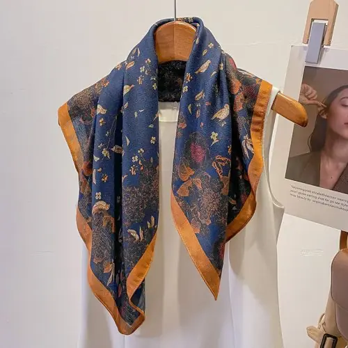 Image de Foulard Carré Tendance 2023 - Pure Coton Imprimé