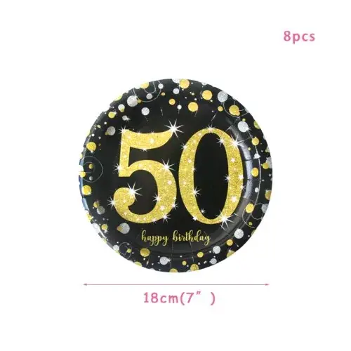 7inch 50th assiette