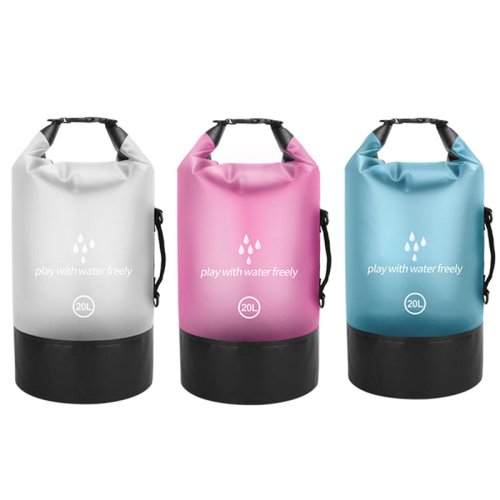 Afbeelding van PVC Waterdichte Dry Bag 2L/5L/10L/20L Outdoor Duiken Opvouwbare Man Vrouwen Strand Zwemmen tas Rafting Rivier Oceaan Rugzak