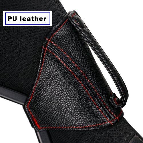 (PU)BK-red Stitch