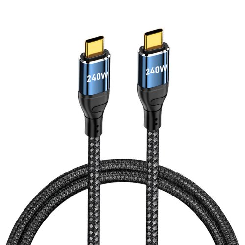 Immagine di Cavo USB tipo C da 240 W Ricarica super veloce per iPhone 16 15 Pro Max MacBook Samsung S23 Xiaomi PD3.1 Cavo caricabatterie dati USBC 2 m 3 m