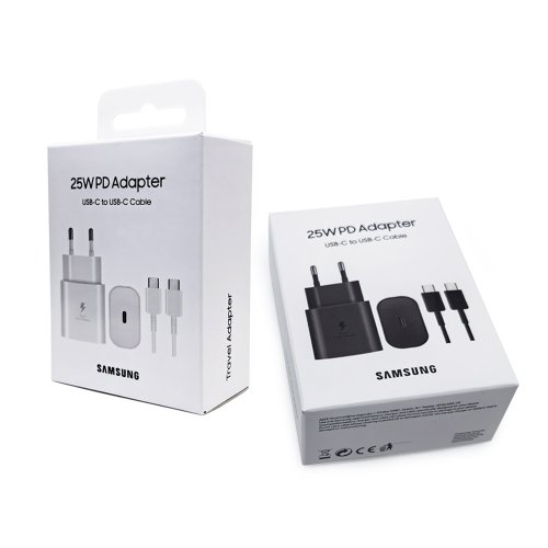 Imagen de Para Samsung 25W cargador súper rápido Galaxy S24FE S24Ultra S23 S22 FLip Fold 2 3 4 5 6 A06 A16 A15 A35 A55 adaptador de carga rápida