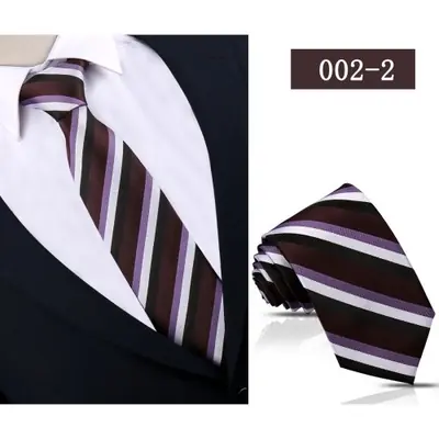 Image de Cravate Homme Classique 8cm - Élégance & Style au Quotidien