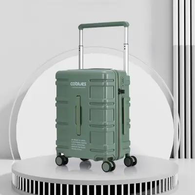 Image de Valise à roulettes PC pur, grande capacité, poignée large et serrure TSA