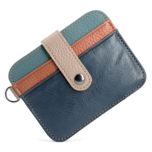 Image of Ultra-Slim Genuine Leather Wallet for Men – Minimalist Mini Purse with Card Holder & Compact Money Bag Design