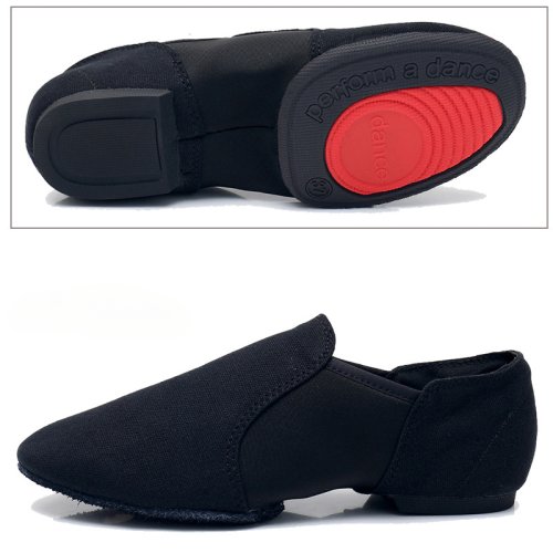 Immagine di Scarpe da Ballo Jazz in Tela con Suola Morbida per Donne – Ideali per Danza Moderna e Classica, Scarpe Sportive da Danza per Adulti