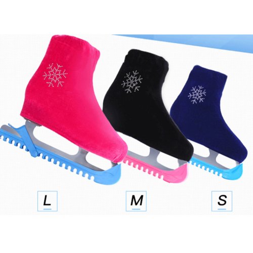 Imagen de Fundas Elásticas de Franela para Patines de Hielo – Protección Antisuciedad en Tallas S, M y L