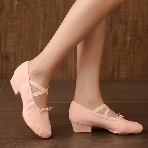 Zdjęcie Baletowe buty do tańca kobiety nauczyciel buty do treningu scenicznego miękka podeszwa kapcie joga buty do ćwiczeń brzucha dziewczęce buty do tańca jazzowego